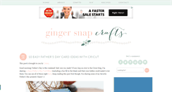 Desktop Screenshot of gingersnapcrafts.com